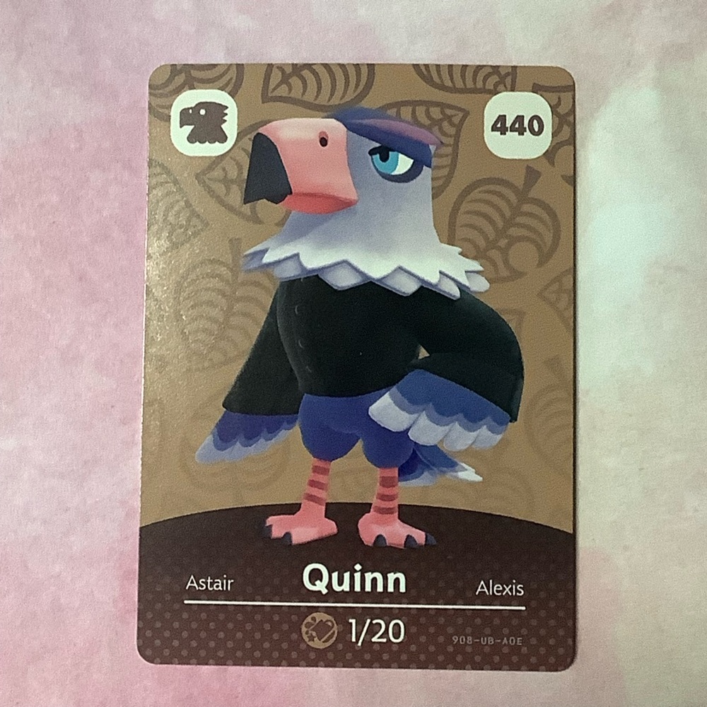 Animal Crossing Amiibo Card Quinn Series 5